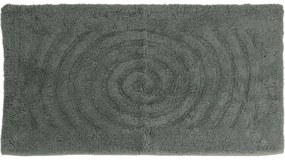 Dywanik łazienkowy Circle szaro-zielony, 45 x 75 cm