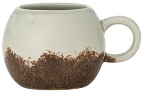 Brązowo-kremowy kamionkowy kubek 410 ml Paula – Bloomingville