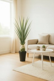 Agawa Sztuczna Roślina w Doniczce Aloes 120 cm Nowoczesna Dekoracja Do Domu i Biura o Realistycznych Zielonych Liściach