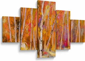 Obraz - Jesienny las (125x70 cm)
