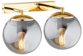 Kinkiet złoty 2xE27 ELLETRO gold