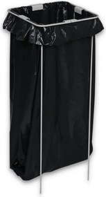 Wewnętrzny kosz do segregacji śmieci, stojak na worki, szary/żółty, 4x 50 l