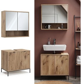 Zestaw mebli łazienkowych viking oak 70x45x63 eliza