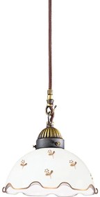 Kolarz 731.30.160 - Lampa wisząca na lince NONNA 1xE27/75W/230V Ø 20 cm kwiat, różowe złoto