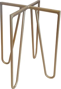 Taboret Venus tkanina Welur stelaż metalowy STOŁEK LOFT : Kolor Stelaża - Złoty, Kolor tkaniny - VELVET - BL14, Typ tkaniny - Velvet