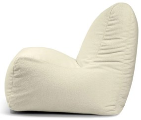 Kremowy worek do siedzenia z materiału bouclé Seat Lounge – SLOWDOWN