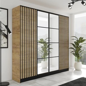 Szafa EDEN 4D M3 Dąb Craft Złoty