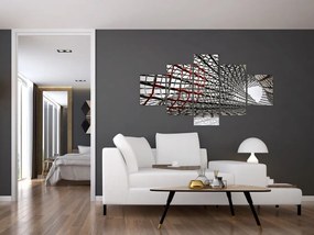 Obraz żelaznej konstrukcji (125x70 cm)