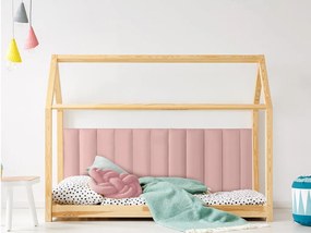 Tapicerowany panel ścienny FRAME KRONOS 15x90 cm Kolor: Jasnoróżowy