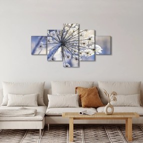 Obraz - Zamarznięty kwiat (125x70 cm)
