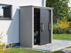 PRIMEYARD 150 x 78 cm Szafa ogrodowa XL, białe aluminium - (GFPV01162)