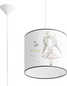 Lampa wisząca PRINCESS 30 biała