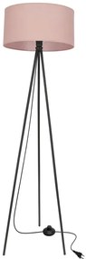 Abażurowa wrzosowa lampa stojąca - M096 D8-Z71