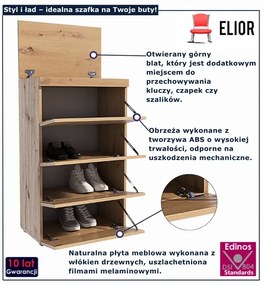 Szafka na buty dąb artisan B7-W33