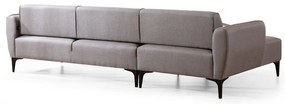Jasnoszara sofa narożna Belissimo, narożnik lewy – Balcab Home