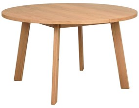 Okrągły rozkładany stół w dekorze dębu ø 130 cm Glenside – Rowico