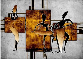 Obraz na szkle - Motywy kultury afrykańskiej (70x50 cm)
