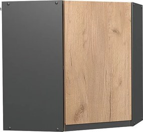 Szafka wisząca narożna złoty dąb energetyczny 57x34.1x60 r-line