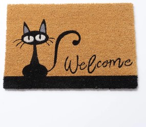 Wycieraczka z włókna kokosowego WELCOME, 60 x 40 cm
