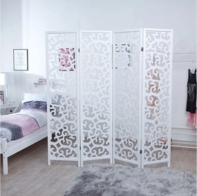 Przegroda pokojowa 175x173x2,2 cm biała Shoji