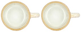 Kremowe kamionkowe kubki zestaw 2 szt. na espresso 80 ml Styles – Villa Collection