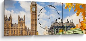 Obraz - Big Ben, Londyn (z zegarem) (90x30 cm)