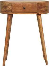 Mini konsola z dębu w stylu Albion