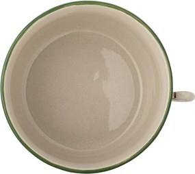 Zielona kamionkowa miska na zupę 460 ml Hezha – Bloomingville