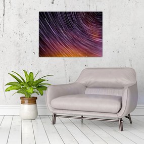 Obraz rozmytych gwiazd na niebie (70x50 cm)