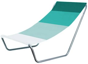 Składane leżak plażowy SAND, zielone paski