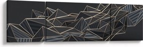 Obraz abstrakcji (170x50 cm)