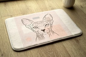 Dywanik antypoślizgowy do łazienki Dywanik antypoślizgowy do łazienki Kot Sfinks