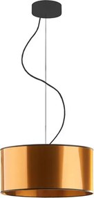 Miedziany żyrandol z okrągłym abażurem 30 cm - EX853 E7-L40
