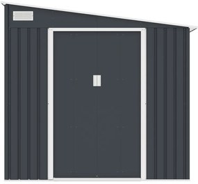 Wiata ogrodowa ze stali galwanizowanej w kolorze antracytowym 5,49 m² - DAUSTIN