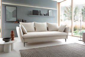 Kanapa z funkcją spania GLOSS rozkładana skandynawska japandi soft modern organic