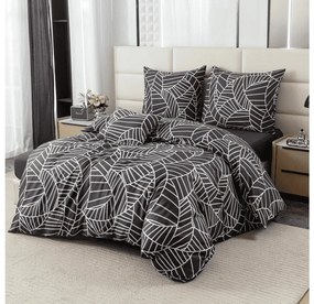 PrzytulneMieszkanie.pl PrzytulneMieszkanie.pl Pościel z mikrofibry CHARCO szara Rozmiar pościeli: 70 x 90 cm | 140 x 200 cm