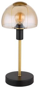 Globo 21914A - Lampa stołowa KOKKINI 1xE14/25W/230V czarny/złoty