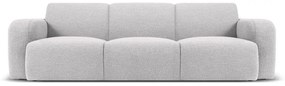Jasnoszara sofa z materiału bouclé 235 cm Molino – Micadoni Home