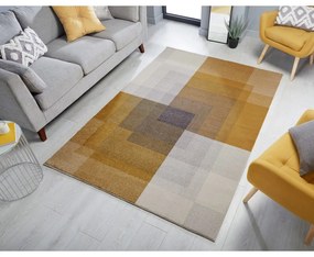 Szaro-żółty dywan Flair Rugs Plaza, 160x230 cm
