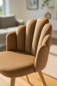 Rcznie aksamitne krzeso