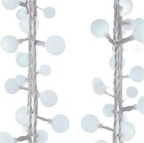 Zewnętrzny łańcuch LED 40xLED/9m, IP44, zimna biel