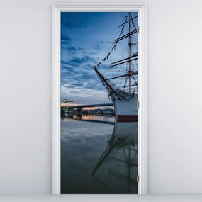 Fototapeta na drzwi - Żaglówka (95x205cm)