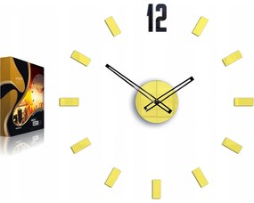 Zegar ścienny naklejany duży nowoczesny akrylowy na ścianę do kuchni salonu