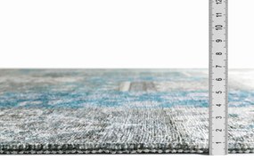 Dywan nowoczesny Michele Patchwork niebieski 80 cm x 145 cm