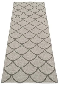 Szary chodnik odpowiedni na zewnątrz 70x225 cm Kotte Charcoal – Pappelina