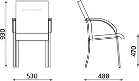 Fotel gabinetowy Neo Lux 4L ARM