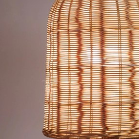 Rattanowa lampa wisząca SULION Babel, wys. 135 cm