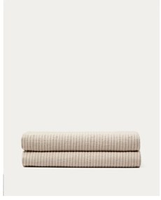 Beżowa żakardowa narzuta pikowana 240x260 cm Vindi – Kave Home