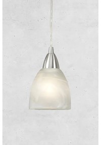 Lampa wisząca w kolorze srebra ze szklanym kloszem ø 11 cm Line – Markslöjd