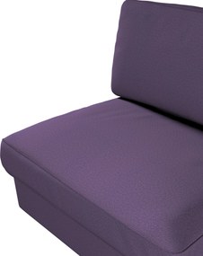 Pokrowiec na fotel Kivik nierozkładany kolor fioletowy tkanina strukturalna